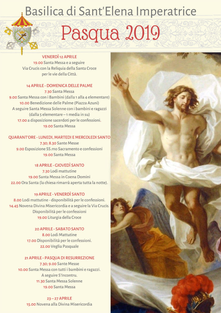 pasqua-2019-basilica-sant-elena-imperatrice-programma